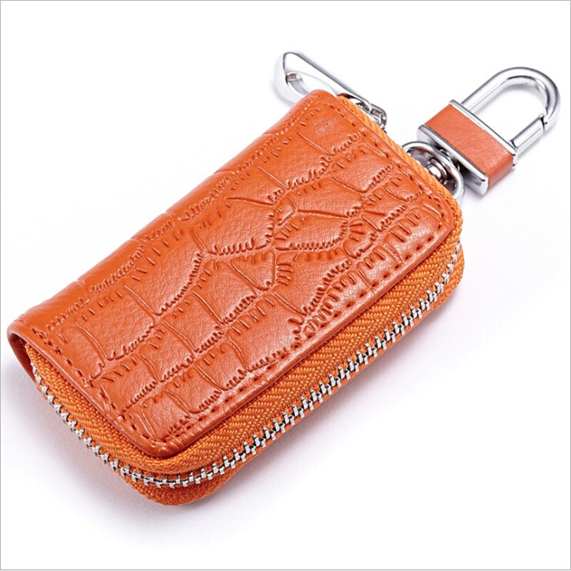 1Pc Pu Leather Keychain Small Exquisite Durable Key Wallet Men Women Portable Key Holder Organizer Pouch Car Key Bag Wallet