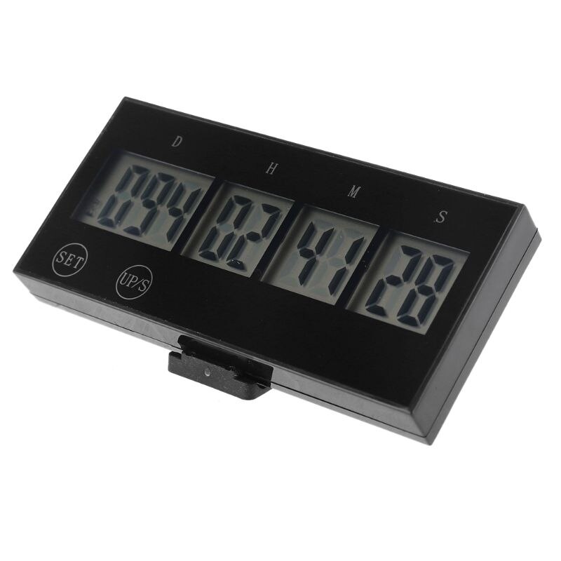 999 Days Countdown Clock LCD Digital Screen Kitchen Timer Event Reminder For Wedding Retirement Lab Cooking Kitchen Watering