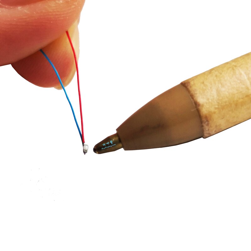 Pre-wired 3V #0402 SMD LED Cold White, 30cm wires pre soldered,hobby model kit/car/railway/railroad/starship/gundam lighting