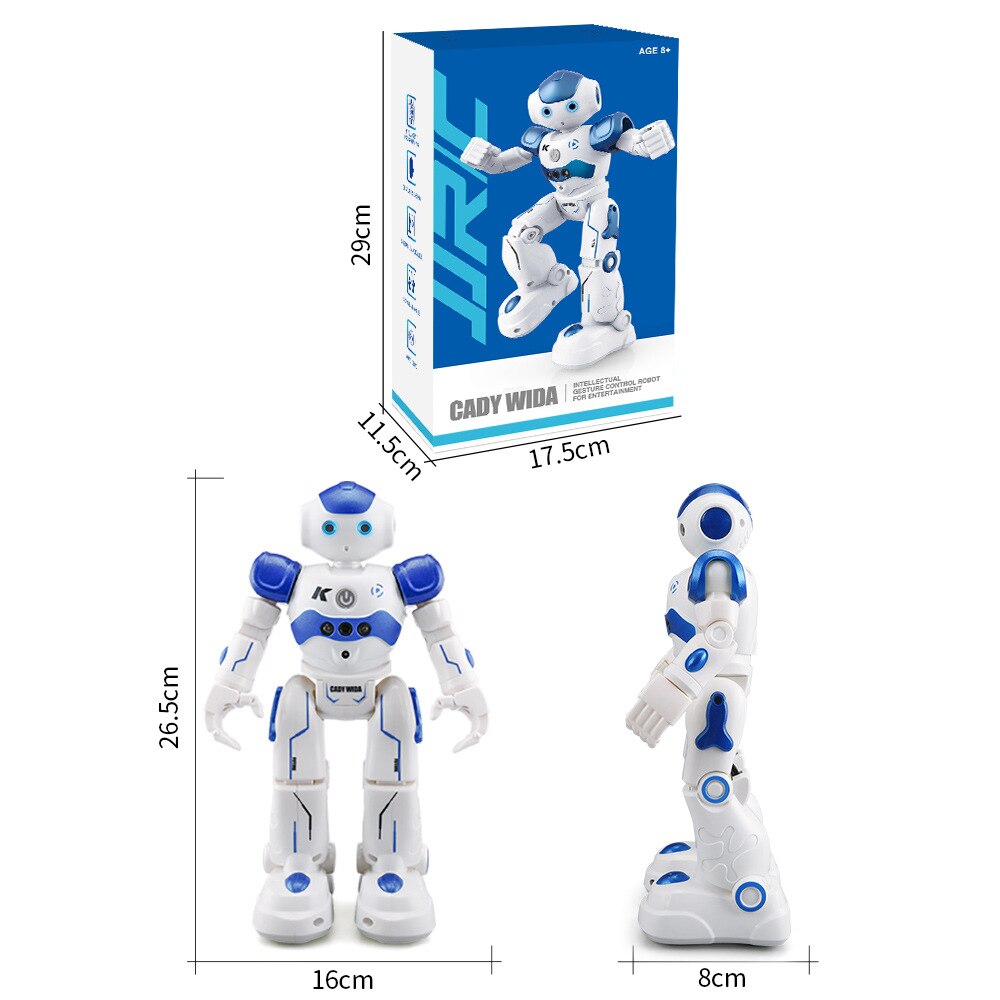 Rc robot intelligent programmering fjernbetjening legetøj biped humanoid robot børn børn fødselsdag elektronisk kæledyr