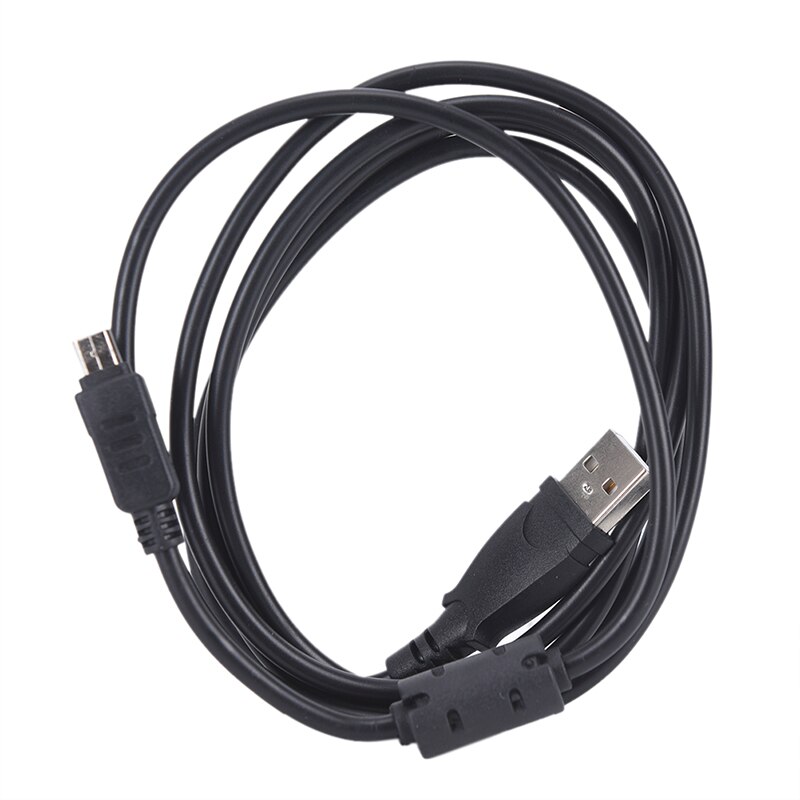 1pc 12 Pin cámara USB Cable de datos Cable para Olympus E330 E-410 E-510 CB-USB5 CB-USB6 SZ-10 SZ-30