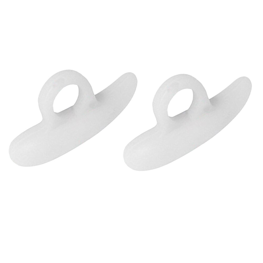 4 Pairs Hammer Toe Correctors Silicone Toe Pads Pedicure Care Protectors for Ladies