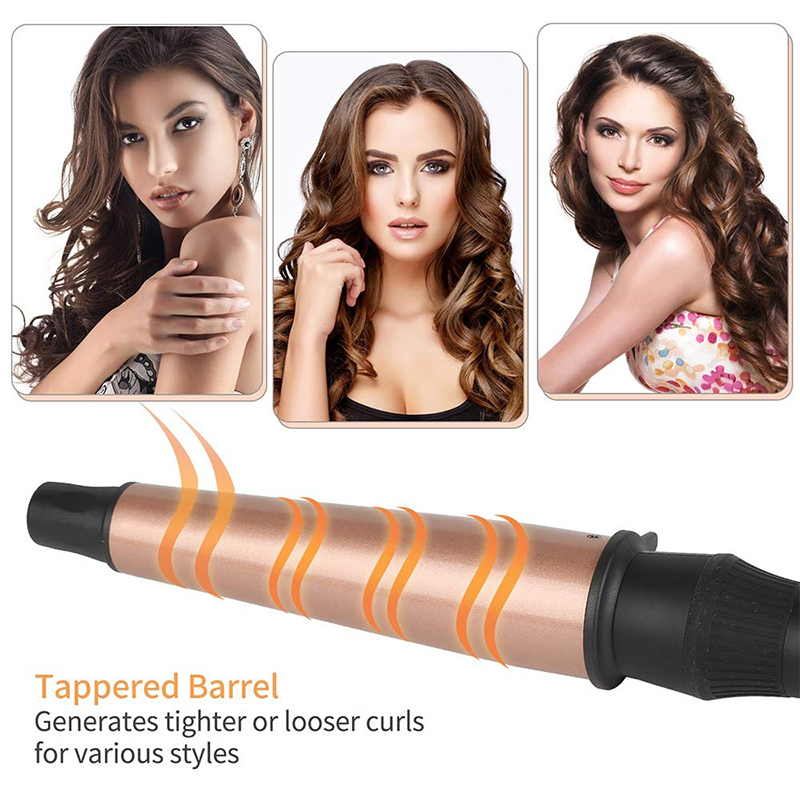 Ceramic Styling Tools Hair Curling Iron Hair waver Pear Flower Cone Electric Hair Curler Roller Curling Wand