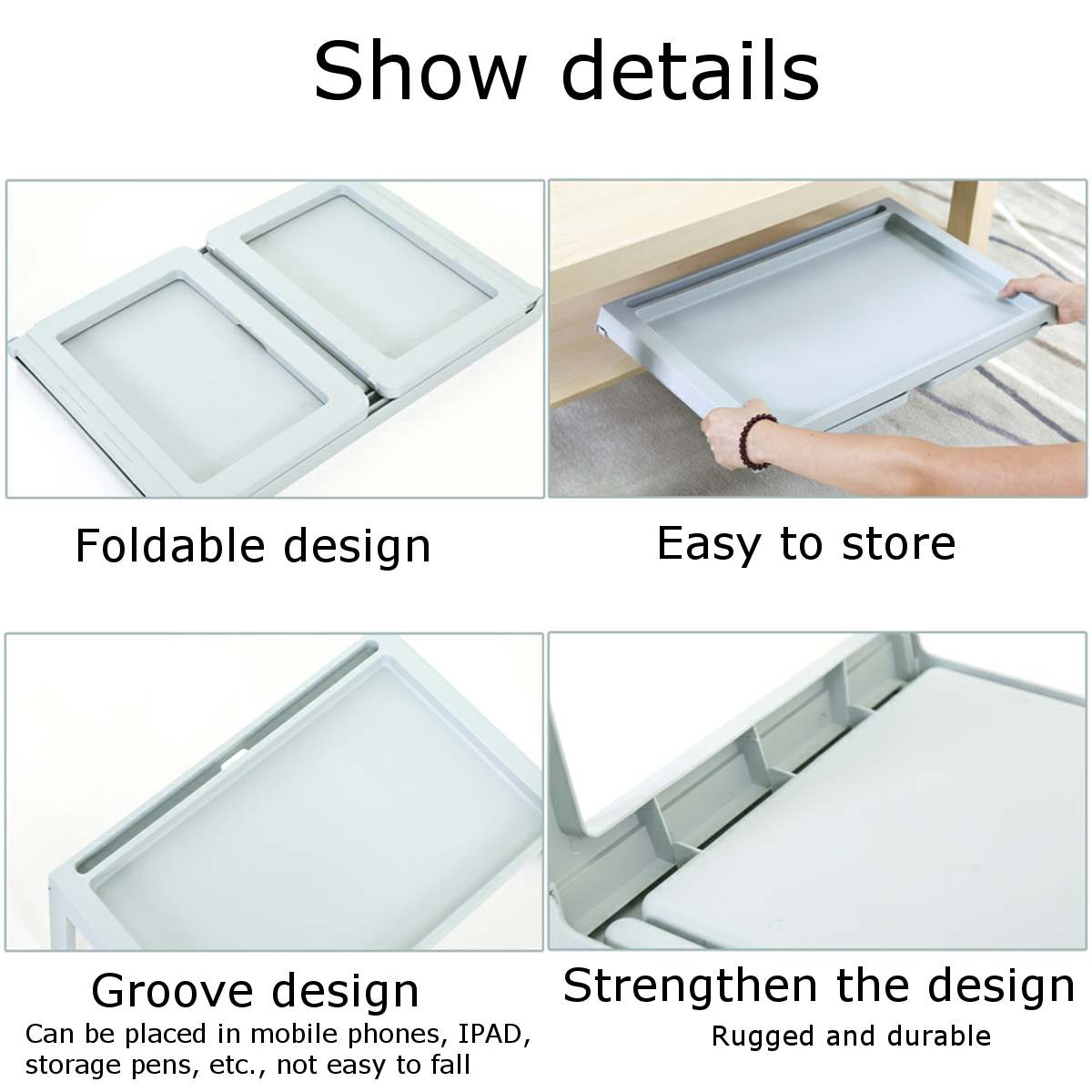 Multi Functional Portable Foldable Laptop Table Stand for Bed Portable Sofa Laptop Table Foldable Notebook Desk Lazy Table