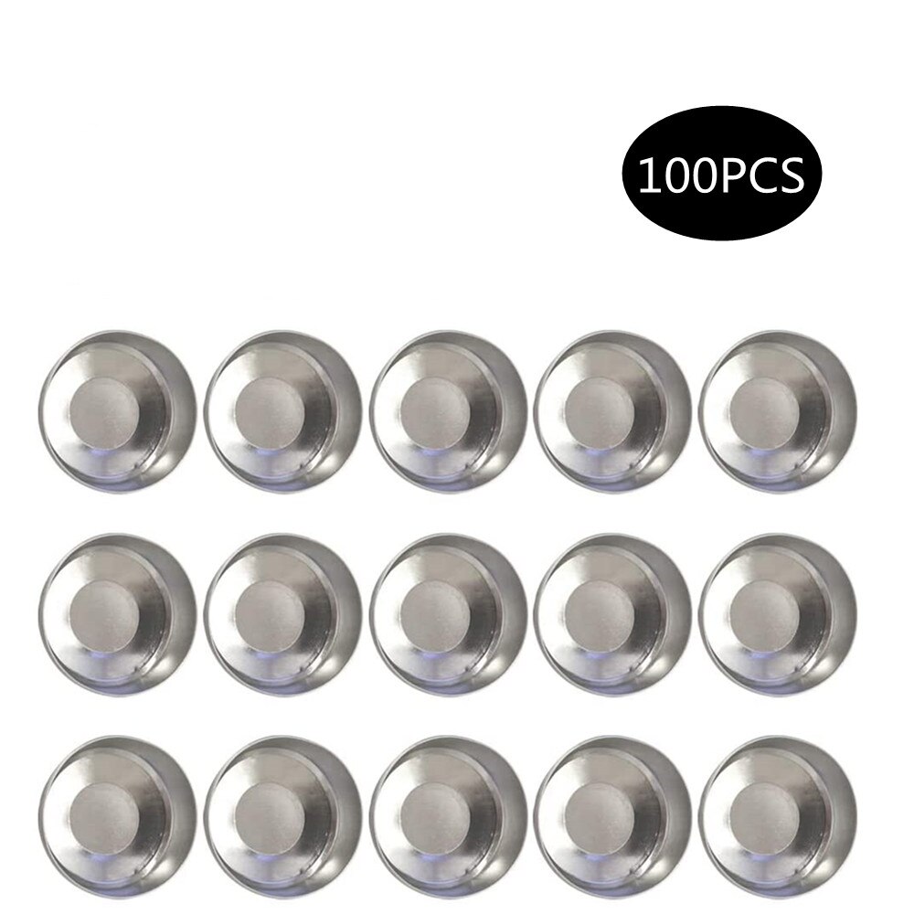 100 sztuk w kształcie serca puste aluminiowe świeczki Tealight woskowe puszki słoiki pojemniki formy uchwyty robić Diy świeca zrobienie 20X20Mm: zielone światło