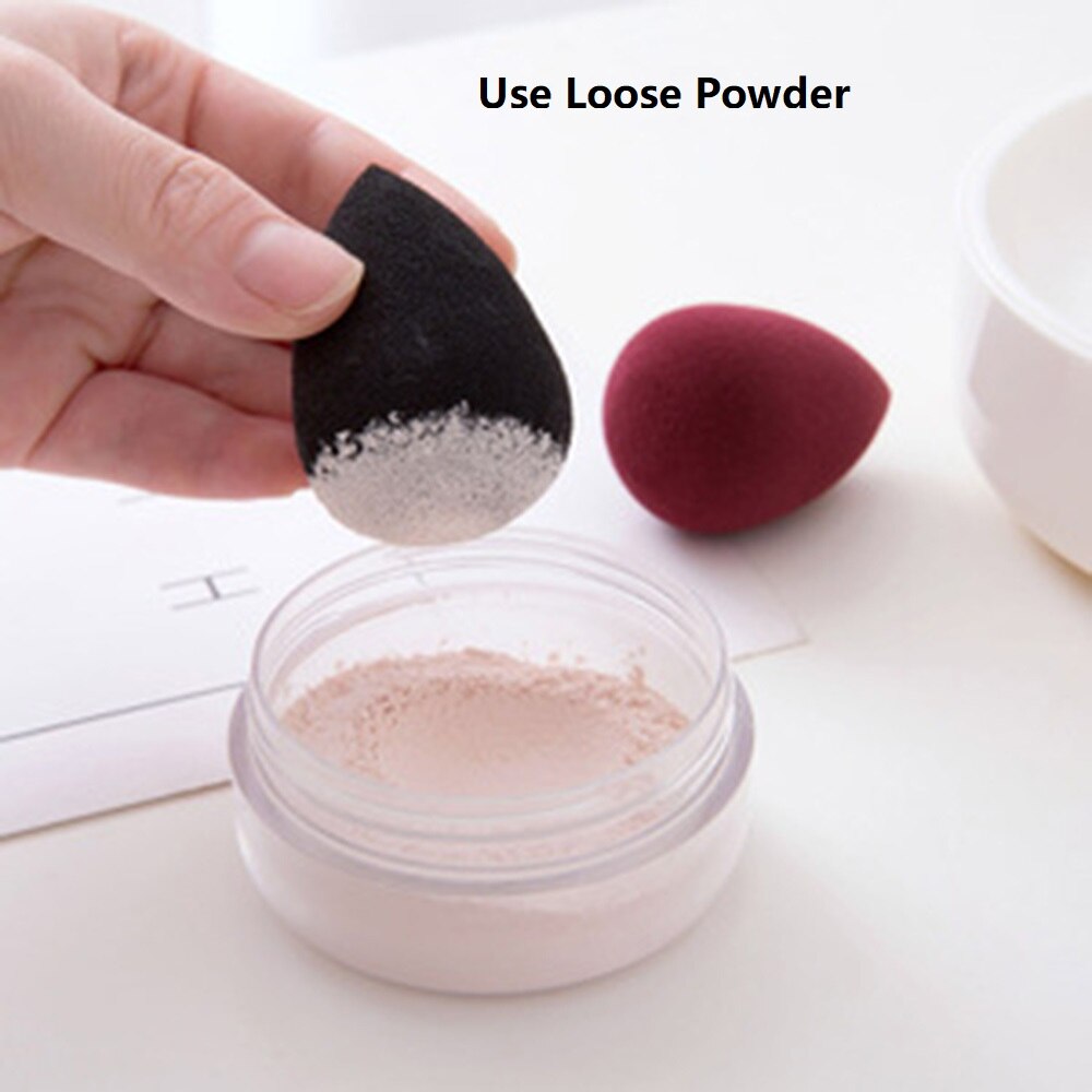 Éponge de maquillage bouffée cosmétique professionnelle pour fond de teint crème correcteur maquillage mélangeur éponge d'eau douce
