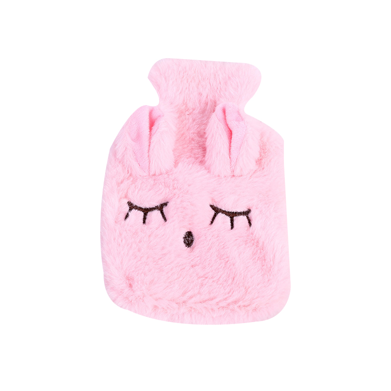 La borsa riutilizzabile dello scaldamani riutilizzabile della bottiglia di acqua calda dell&#39;iniezione di acqua calda del coniglio di accovacciatura di inverno può essere utilizzata In classe: A-pink