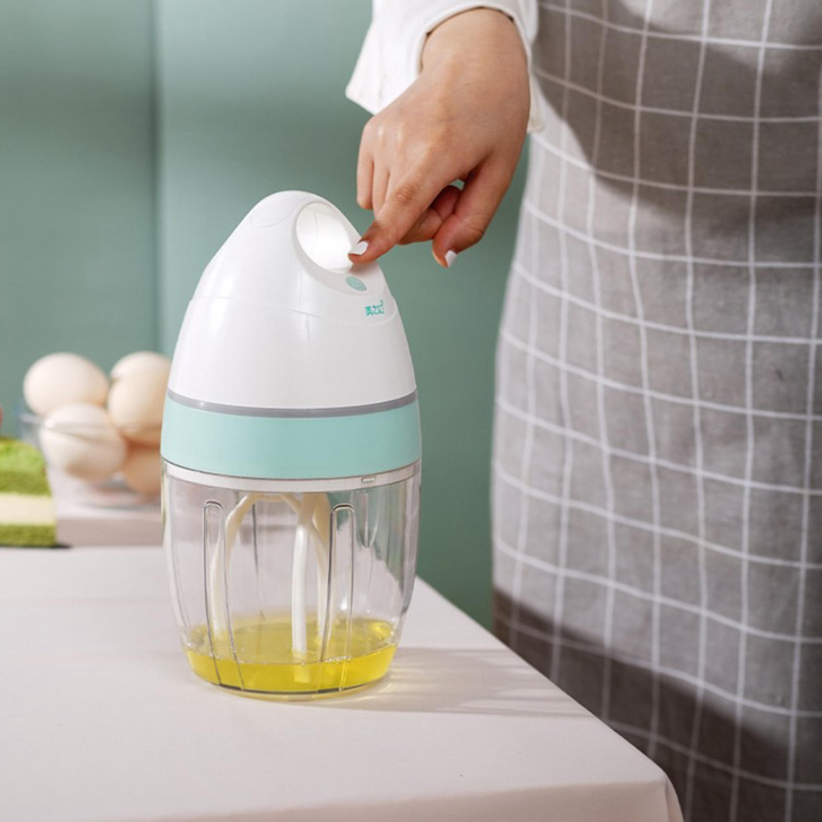 Electric Food Mixers Cordless Flour Bread Egg Beater Blenders Dough Mixing 900ml