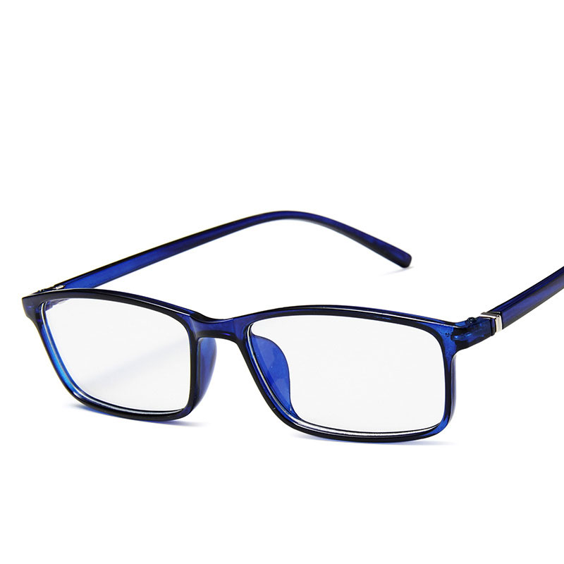 Lille stel kvinder briller briller stel transparent farve firkantet brille stel plus uv blå film
