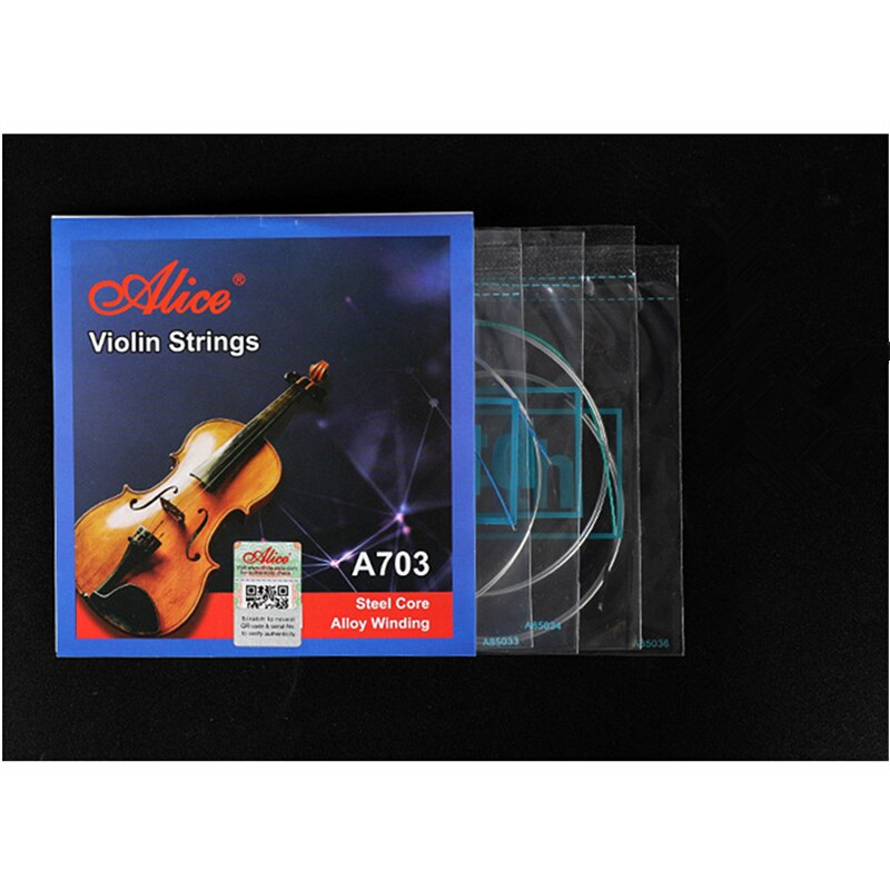 A set of V703 Violin Strings E A D G for Violino 1/4 1/2 3/4 4/4 Strings violin accessory