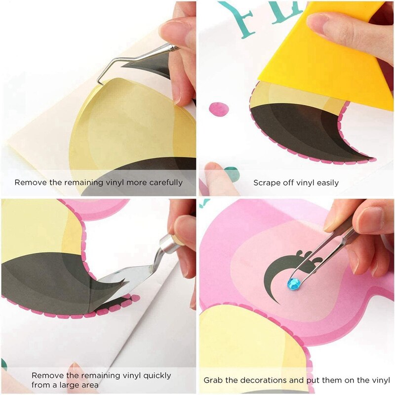 38PACK Craft Weeding Tools Weeding Craft Tools Set Vinyl Weeding Tool Craft Vinyl Tools Kit for Cutting/Splicing