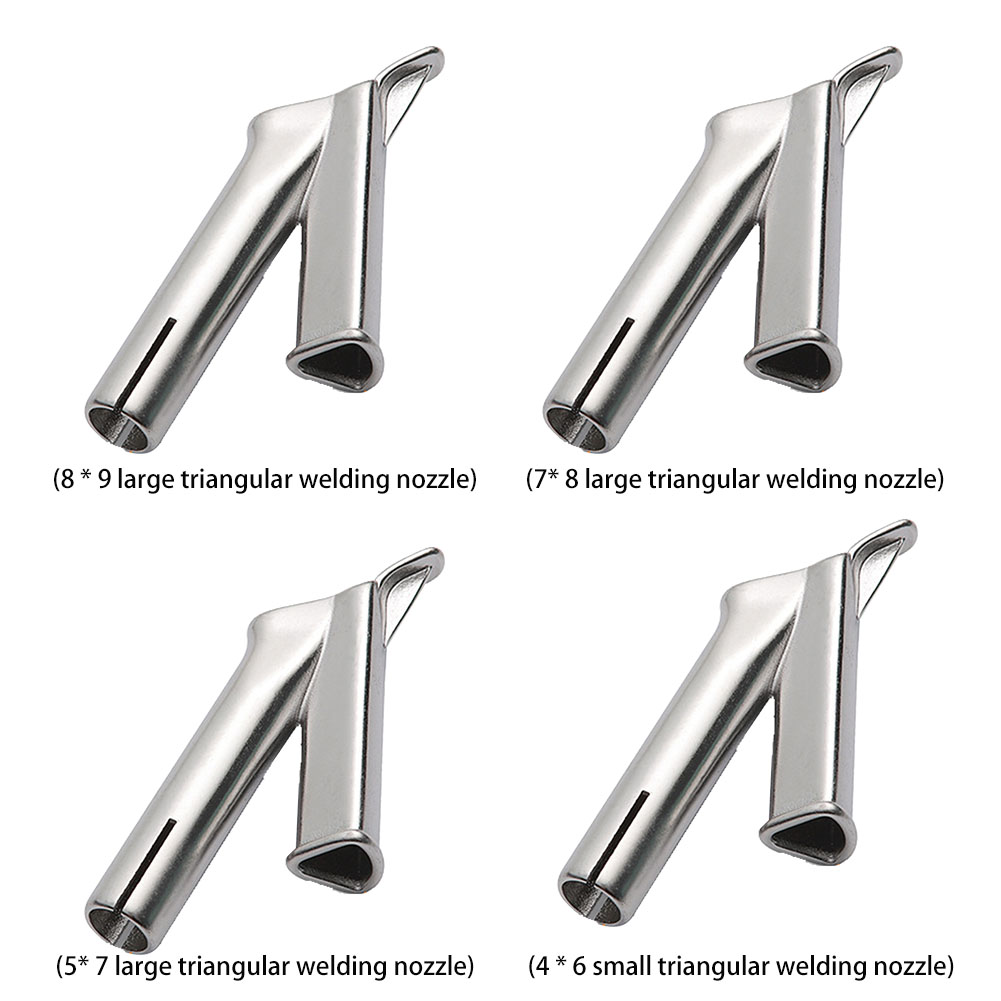 Buses de soudage pour PVC, pointes de soudage à vitesse, buse triangulaire pour PVC plastique souffleur d&#39;air , buse de soudage, 1 pièce