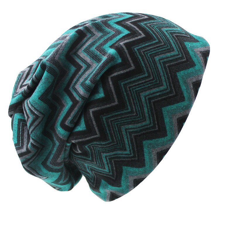 Altobefun merke høst vinter hatter for kvinner skullies og luer menn lue unisex rutete kontrast farge dame lue bht 022: Bht 065 grn