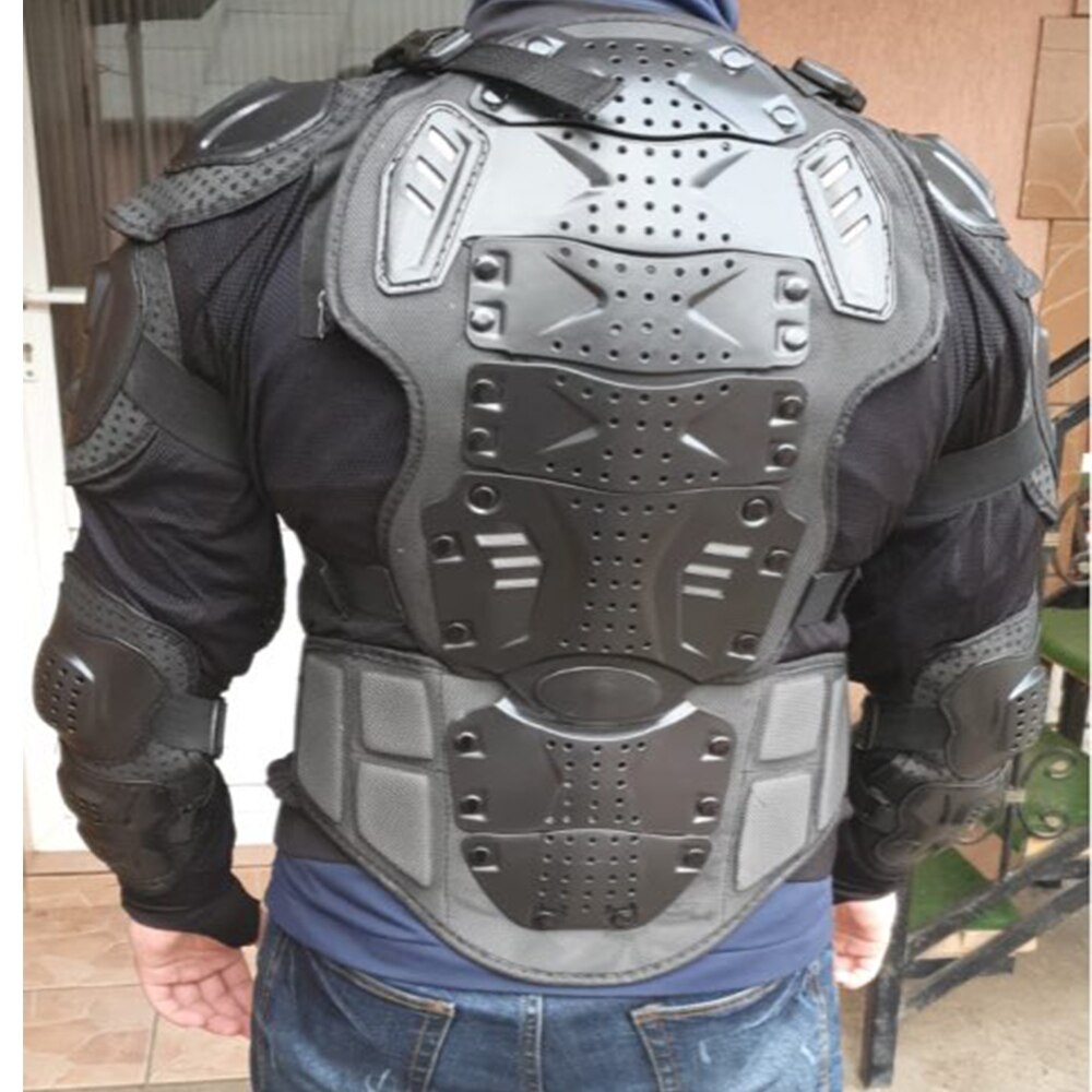 Full Body Motorcycle Armor Jacket Motocross Armor Motorcycle Gear Chest Protective Shoulder Hand Joint Protection Winter S-XXXL