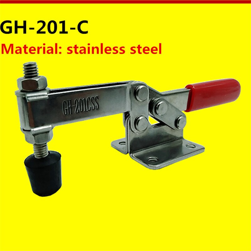27KG 90KG 230KG Roestvrij Staal Anti-Slip U Vorm Toggle Klem Holding Capaciteit Push Pull Toggle klem Verticale Horizontale Type