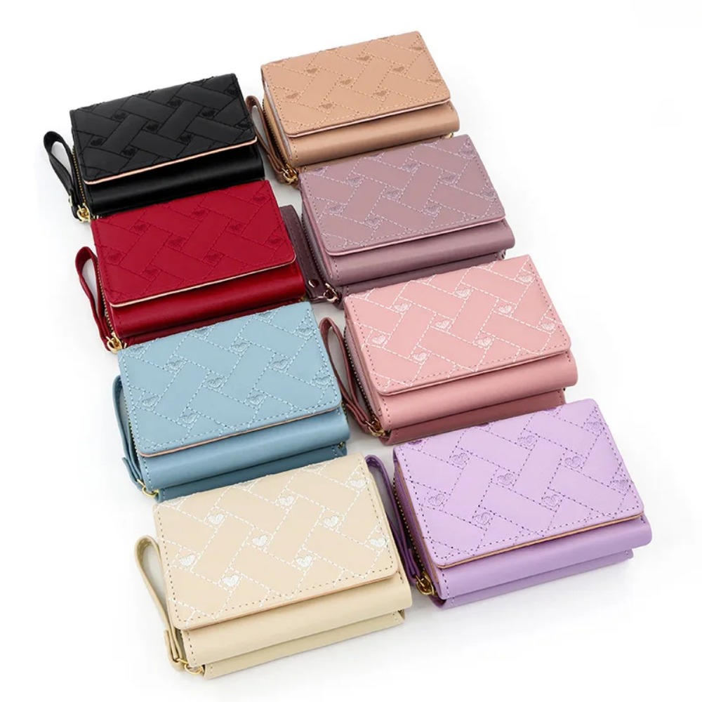 Wallets for Women Kawaii Cute Wallet Luxury Lady Wallet Pink Purse Womens Wallet Small Women Leather Wallet Coin Purse