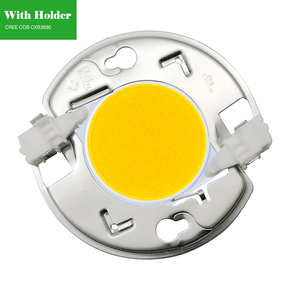 COB LED Grow Light CREE CXB3590 CXB 3590 3000K 3500K 5000K 12000LM Original Chip High Power Lumens for DIY Plant Growing Lamp: With Holder / 3000K