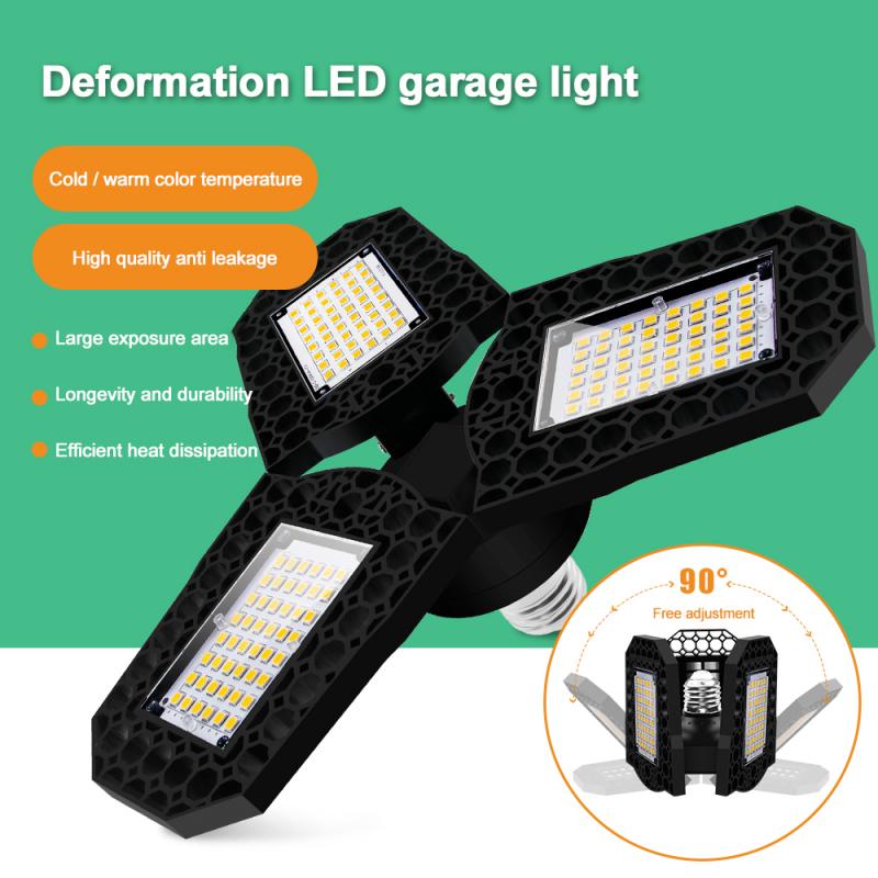 Super Heldere Industriële Verlichting 40/60/80W Led Fan Garage Licht 8000LM 85-265V 2835 led High Bay Industriële Lamp Voor Workshop