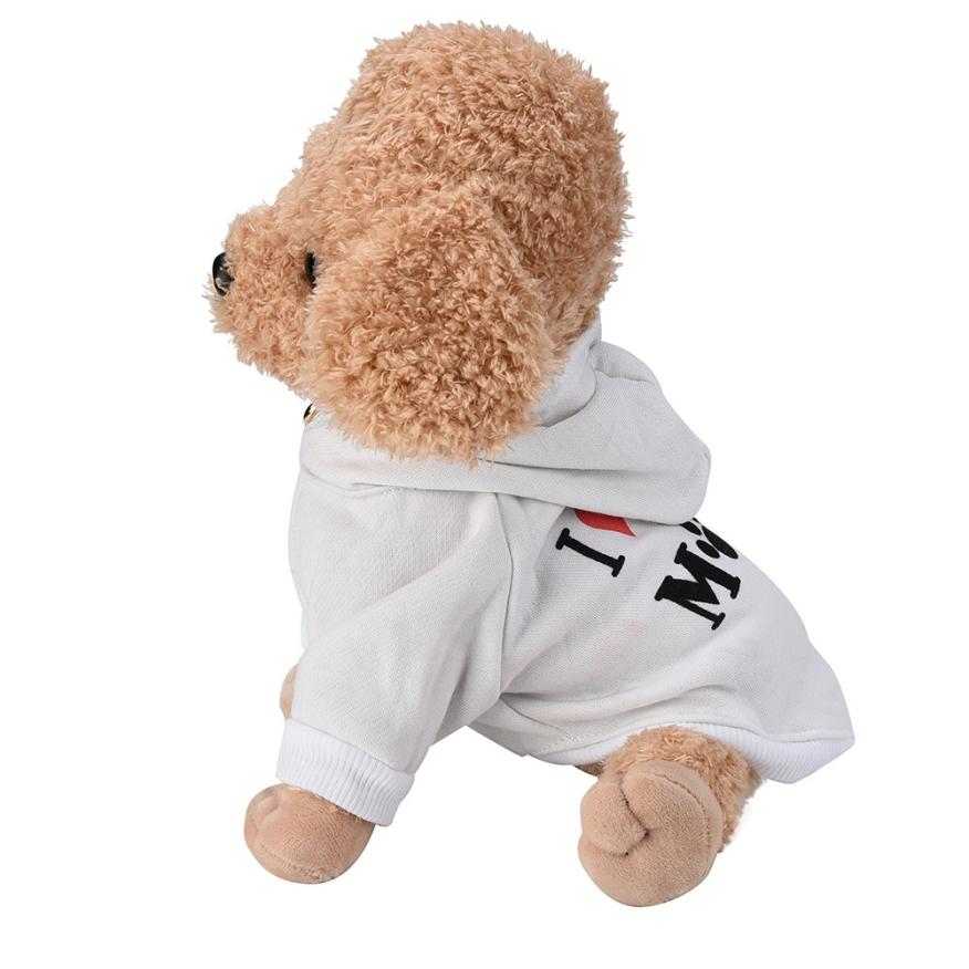 Thicken Dog Clothes Winter Puppy Dog Costume Pet Clothing For Small Medium Dogs Hoodie Coat Warm Cat Dogs Costume York #: White / XS