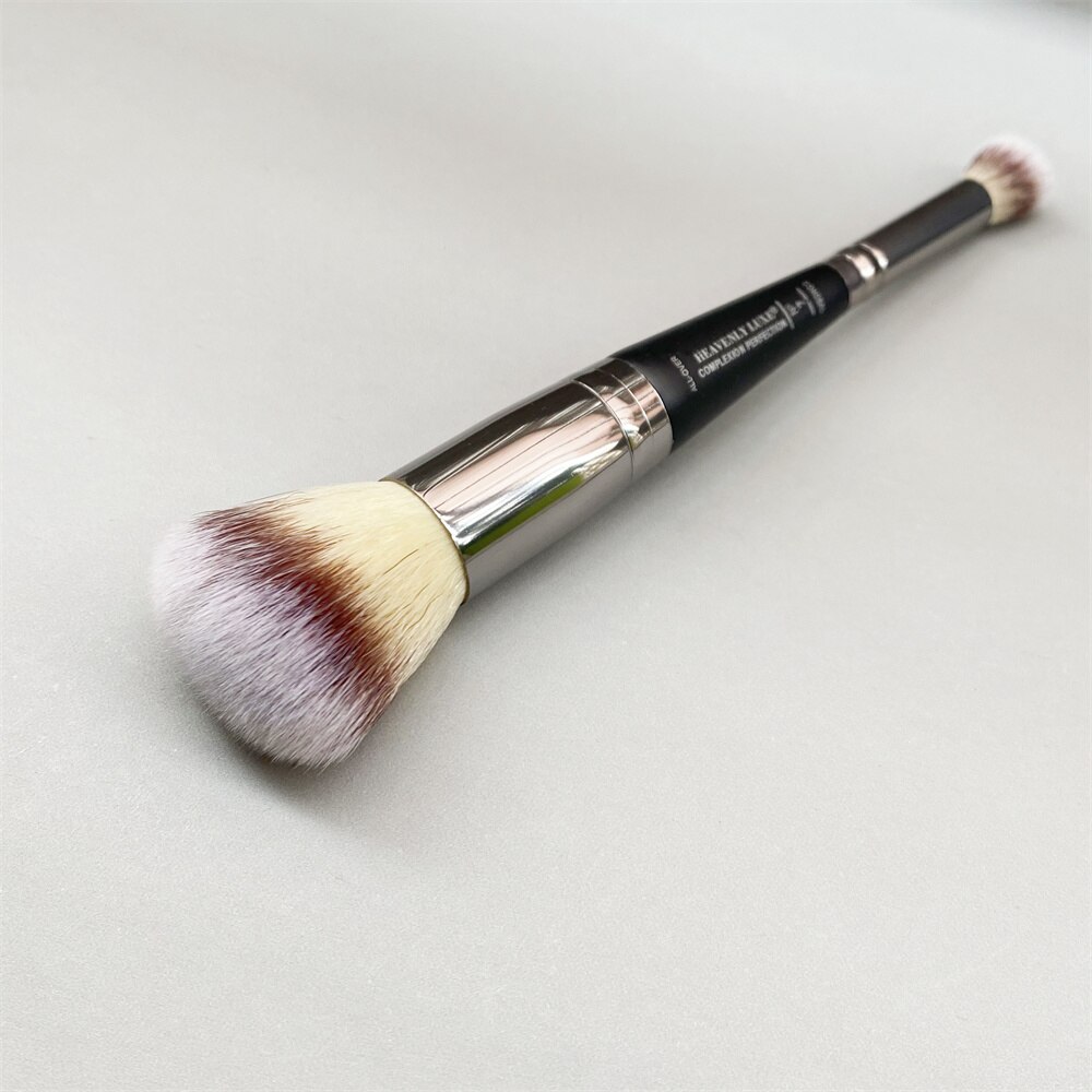 Pincel de maquillaje PERFECTION de doble punta, corrector de 7 bases, sombra de ojos, contorno, resaltado, herramienta de cosméticos de belleza