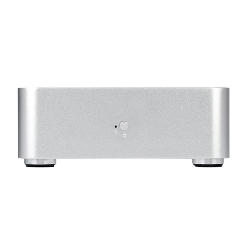 Voor itx aluminium behuizing mini itx aluminium behuizing 65mm dikke computer desktop mini itx aluminium behuizing