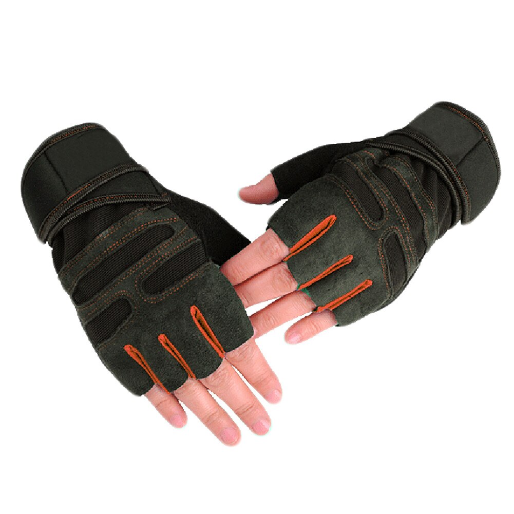 Fitnessstudio Handschuhe schwer gewicht Sport Hantel Gewichtheben Handschuhe Fitness Atmungsaktive Anti-Unterhose Halb Finger Schutz unisex Handschuhe