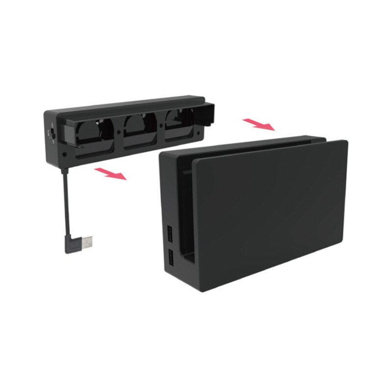 Pour Console Nintendo Switch DC 5V 3-Ventilateur Superbe Externe USB Ventilateur De Refroidissement Refroidisseur D'accueil D'échappement De Refroidissement Ventilateur De Radiateur