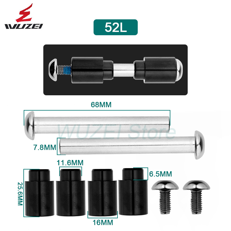 HLT Mountain Bike Shock Absorber Bushing 24L/52L/68L MTB Road Bicycle Rear Shock Absorber Bushings