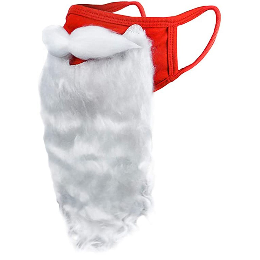 Halloween Costume Cosplay Santa Beard Mask Christma Party Dress Up Accessories Face Mask Masquerade Mardi