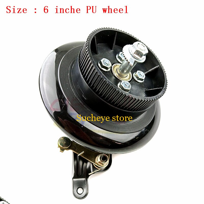 Rueda de PU de 6 pulgadas para patinete eléctrico, rueda de 140mm, Fácil plegado, patinete eléctrico, bicicleta, parte delantera y trasera para niños