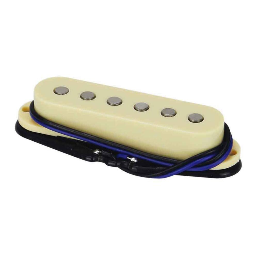 FLEOR Alnico 5 ST Pickup Single Coil Pickups Guitar Neck/Center/Bridge Pickup Black for ST SQ Electric Guitar