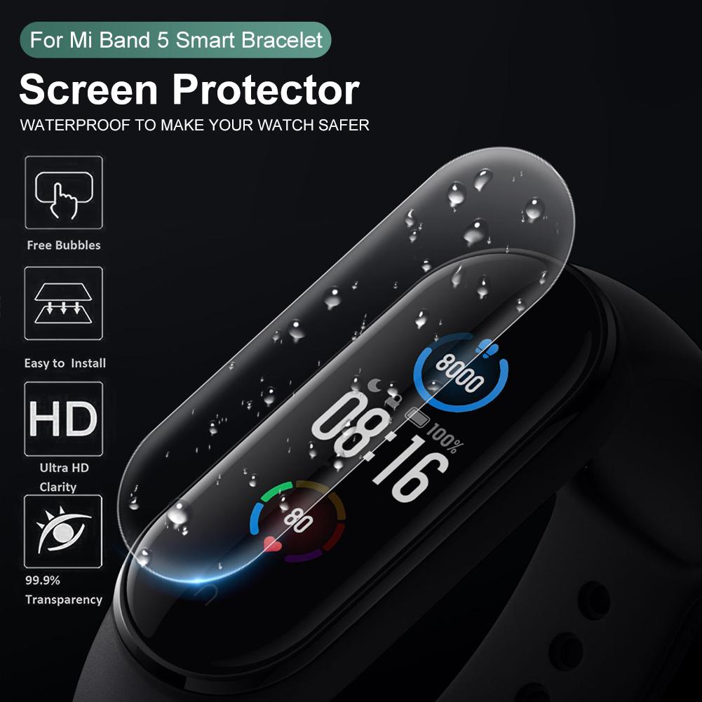 Xiaomi Mi Band 5 Screen Protector Film for Xiaomi Mi Band 5 Soft TPU Protective Film mi band 5 Smart Bracelet Anti-scratch Films