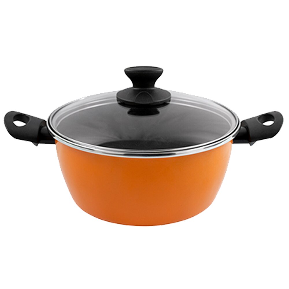 Sartenes y cacerolas en varios tamaños fabricadas en acero esmaltado SAN IGNACIO coleccion Sunset: Cacerola 24cm