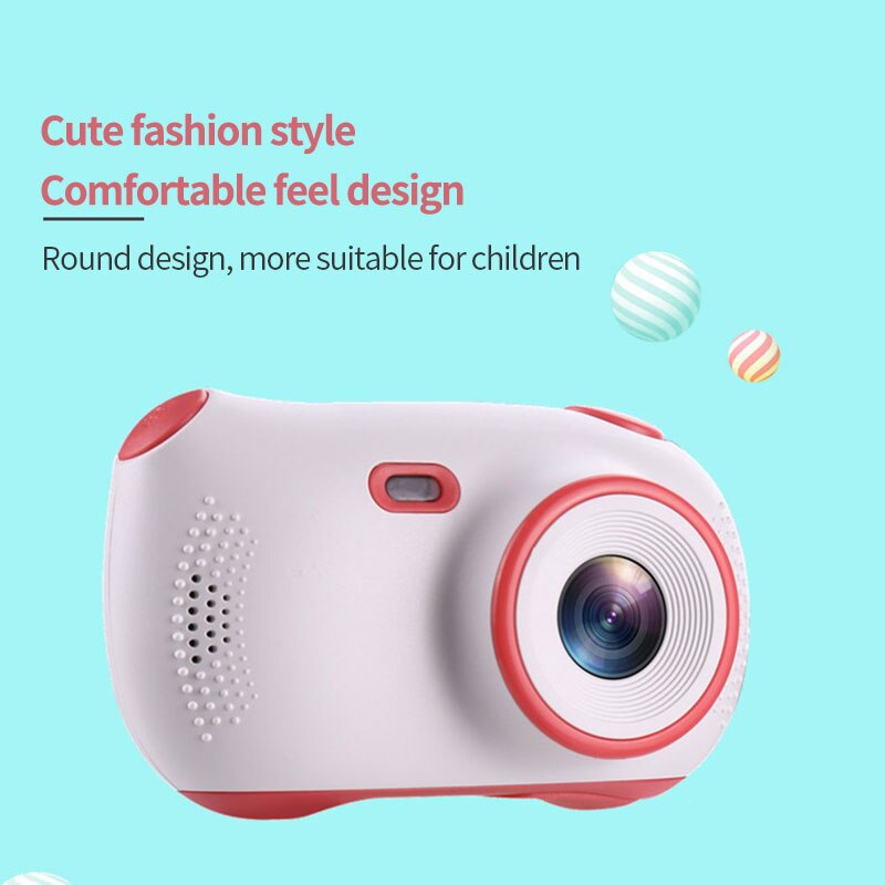 Kids Camera 2.0 Inch Ips Scherm Foto Video Camera Cartoon Digitale Video Camera Voor Kinderen 1080P Hd 18MP Kind mini Camera