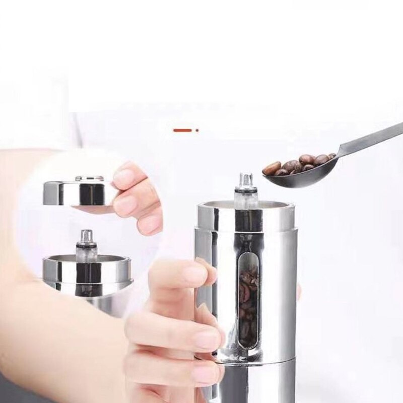 Hand in hand to shake coffee machine home small mill hand mill bean grinder coffee bean grinde