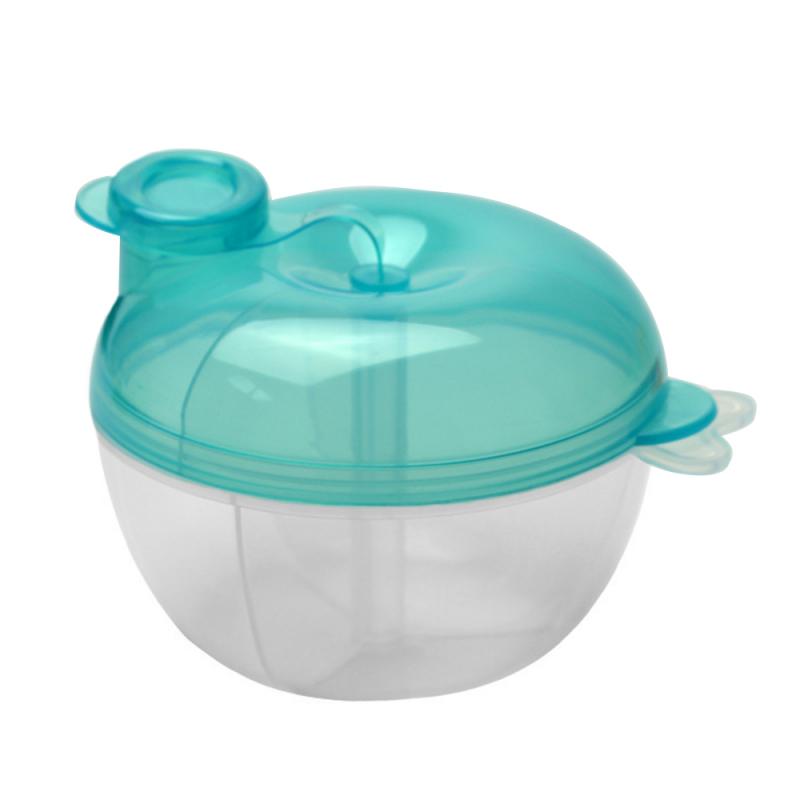 Three-Layer Milk Powder Box Baby Milk Powder Storage Box Pumpkin Apple Shape Portable Baby Leak-Proof Milk Powder Box: 03