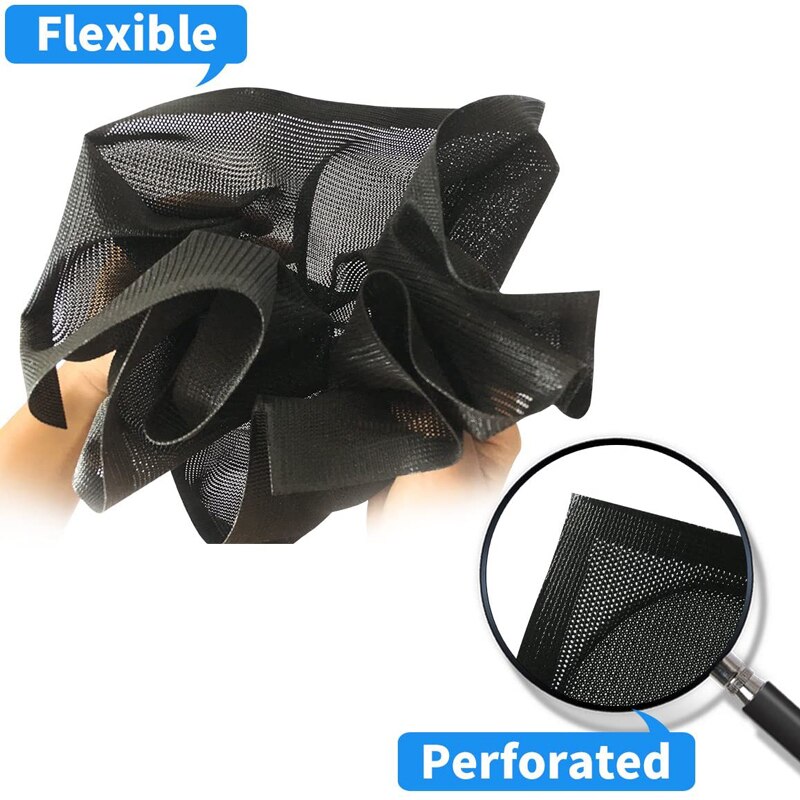 French Dessert Puff Cookies Pan Food Grade Eclair Baking Mold Perforated Fiberglass Silicone Butter Bread Mould Bakeware