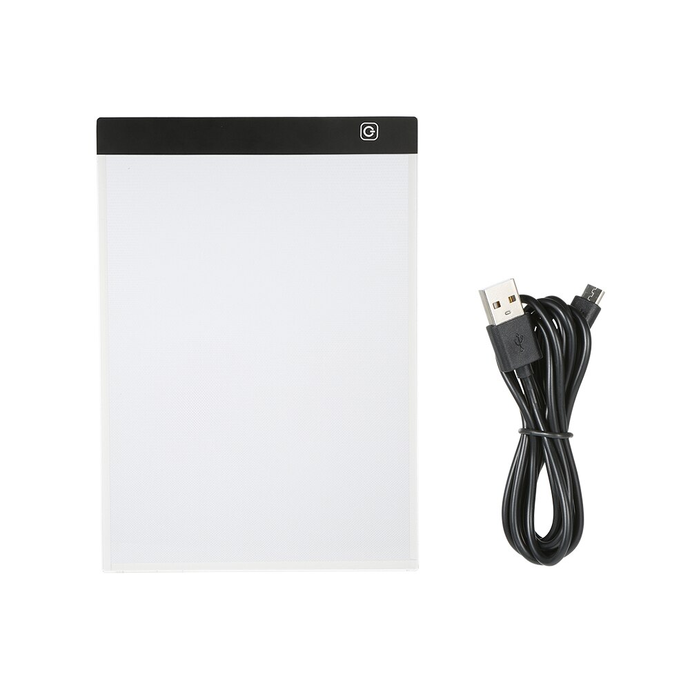 A4 LED Writing Painting Light Box Adjustable Brightness Flat Tracing Board Illuminating Sketch Penetrating Table