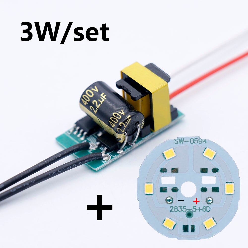 LED Chip Bulb Lamp 3W 5W 7W 9W 12W 15W 18W SMD2835 Contas kit LED diodo Rodada Fonte de Luz a bordo Para Lampada LEVOU Holofotes DIY