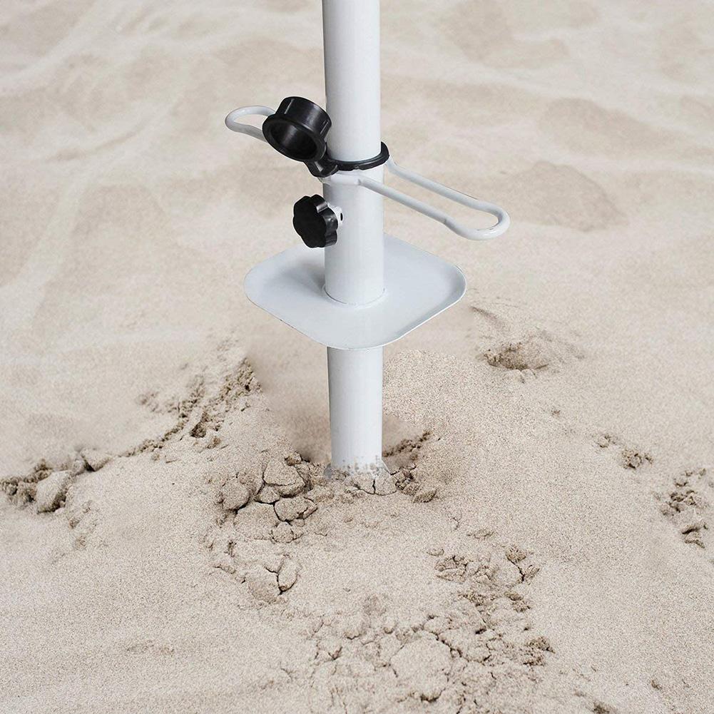 Strand Paraplu Zand Anker Winddicht Draagbare Basis Houder Zware Parasol Anker Stake Voor Caming Vissen Outdoor Accessoires