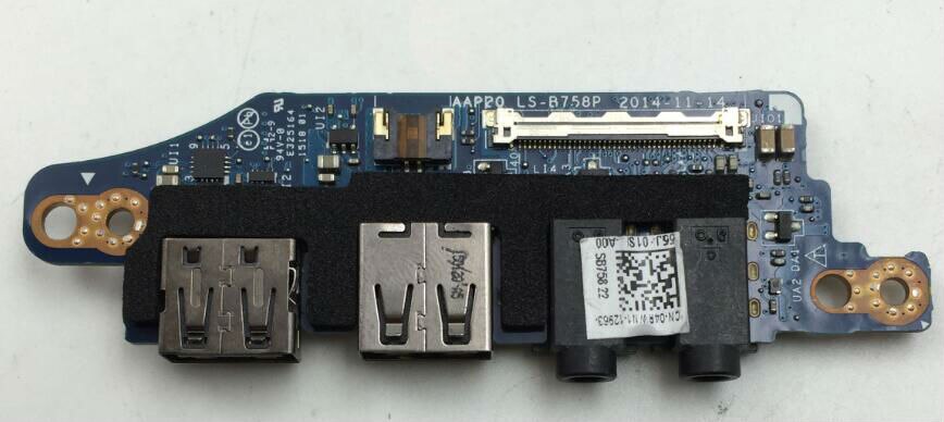 Echte Originele VOOR DELL VOOR Alienware M15X 17 R2 IO USB Audio Port Board LS-B758P AAP20 CN-04RWN1 04RWN1 4RWN1