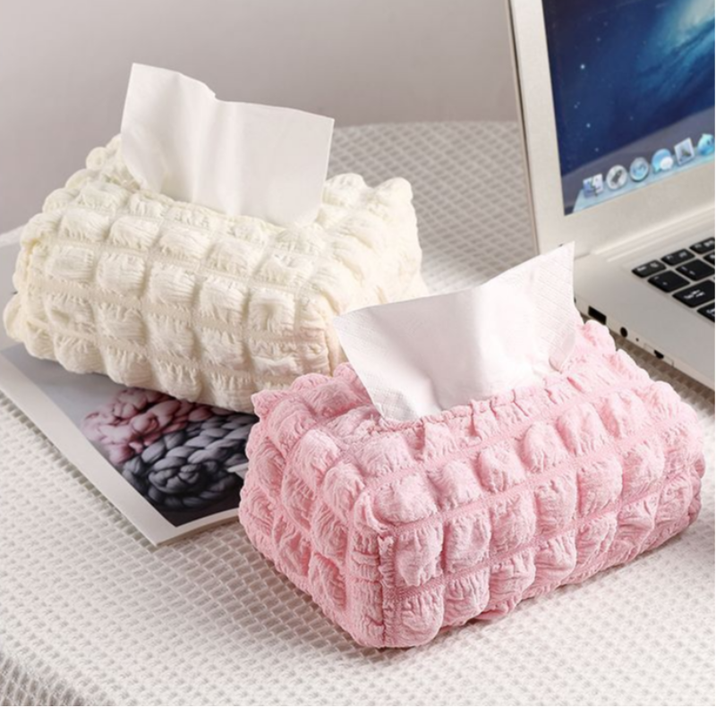 nordisch eins Sanft Puff Gewebe Kasten faltbare Servietten Halfter Rechteck kreative Heimat Sekretariat Serviette Kasten Taschentuch Taschen