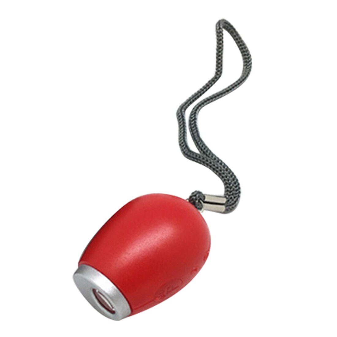 Digital projektionsklocka mini väckarklocka led nyckelringsklocka nattlampa magisk projektorklocka med knappbatteri: Röd snodd
