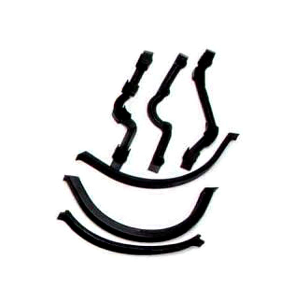 Engine Rebuild Iron Seals Intake Exhaust Parts Repair Overhaul Gasket Set Durable Full Replacement For Chevy 350