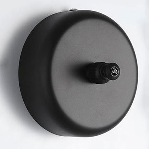 DOOKOLE Round Retractable Clothesline Stainless Steel Heavy Duty for Hanging Drying in Bathroom Laundry Hotels(Matte Black): Round - A