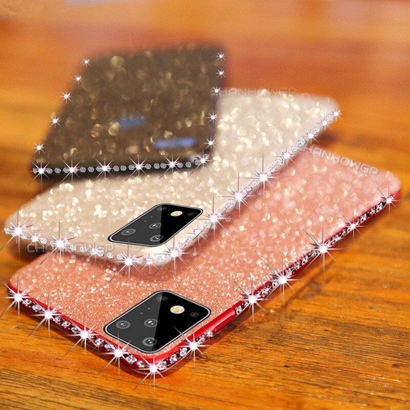 Voor Samsung Galaxy A51 Case 3D Diamond Glitter Soft Tpu Cover Voor Samsung A71 A51 Sm A515F A717F Een 51 71 Bling Strass Gevallen