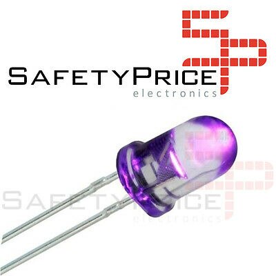Kit 25 Diodos LED 5mm UV ULTRAVIOLETA Arduino,Electronica INSOLADORA