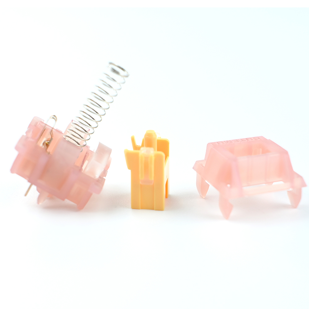 Outemu Silent Peach V3 Switches Lubed Update Silent Lemon V3 Switch Mechanical Keyboard Linear Tactile 5Pin Custom -swap DIY