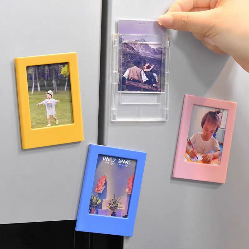 Cadre Photo BLOMagnétique pour Fujifilm Instax Mini Film 12/11 Mini 40 90, 1 Pièce: Bourgogne