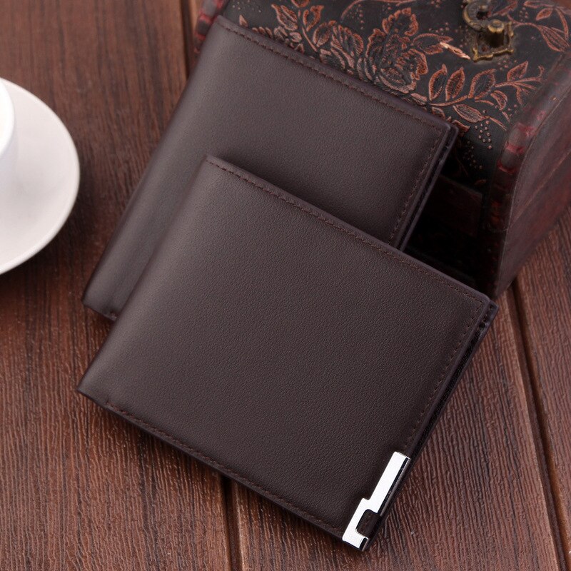 Short Men's Wallet Slim Coin Purse Black Wallet Men's Small Dollar USD Slim Card Box Carteira Nightmare Before Christmas